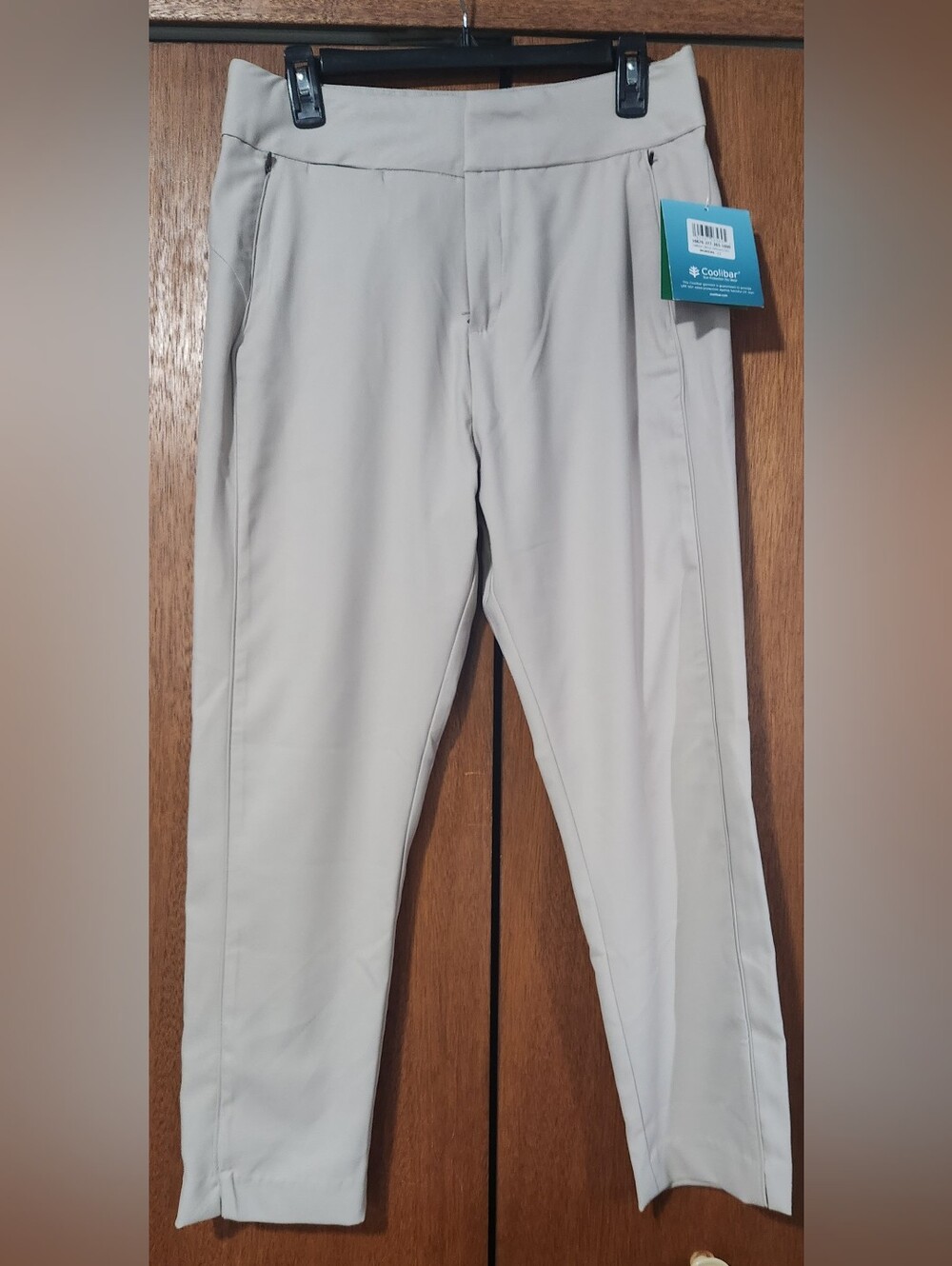 Coolibar Light Gray Women's Leadbetter Collection Performance Pants Khaki Size12